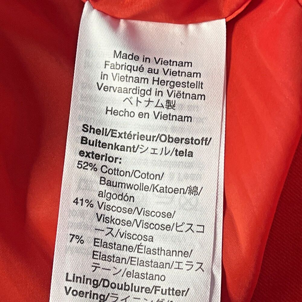 J Crew Red Pencil Skirt Size 2P Cotton Blend Lined Career Workwear Office No. 2 - Picture 8 of 10